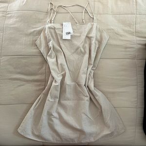 Cross Back Mini Dress